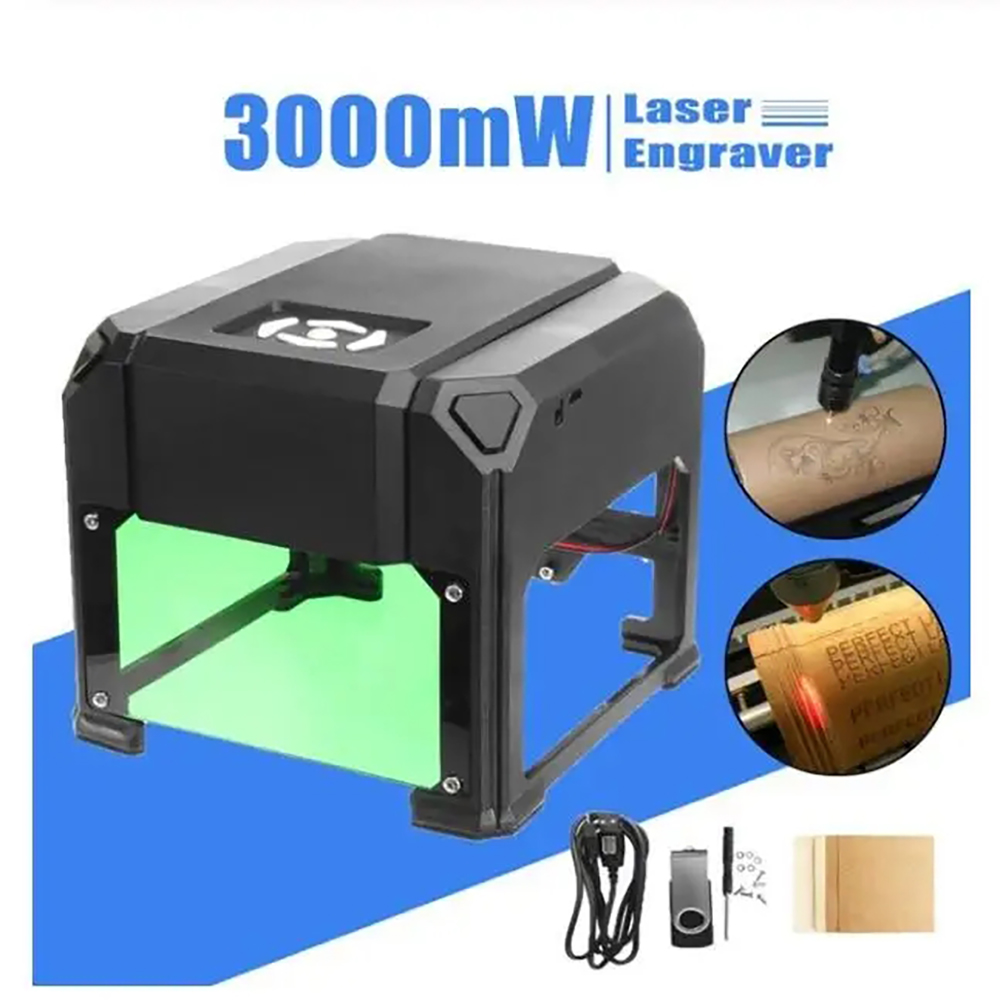 Industrial Laser Printing Machine - Mini USB 3000 MW CNC Laser