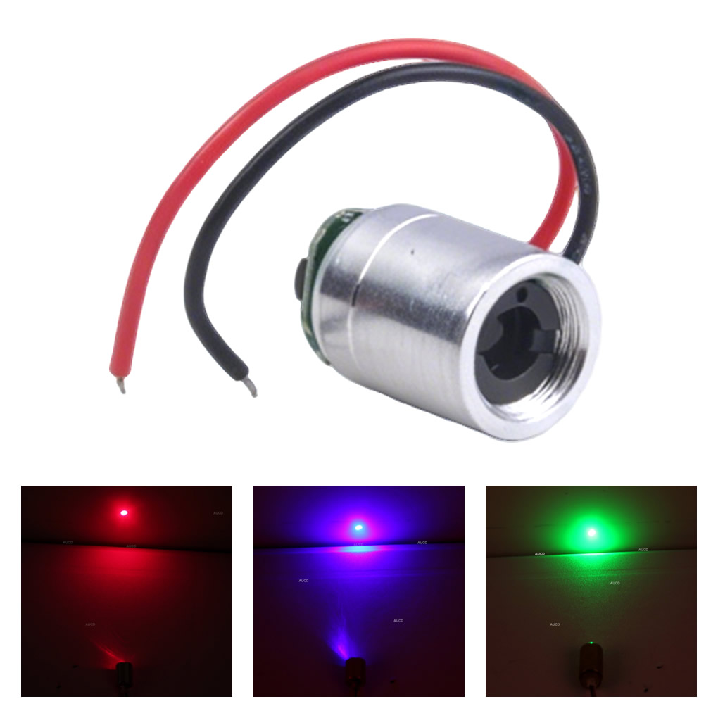 Industrial Laser Module - Φ12x15mm DC 5V Rood-100mW Groen-50mW Blauw-100mW