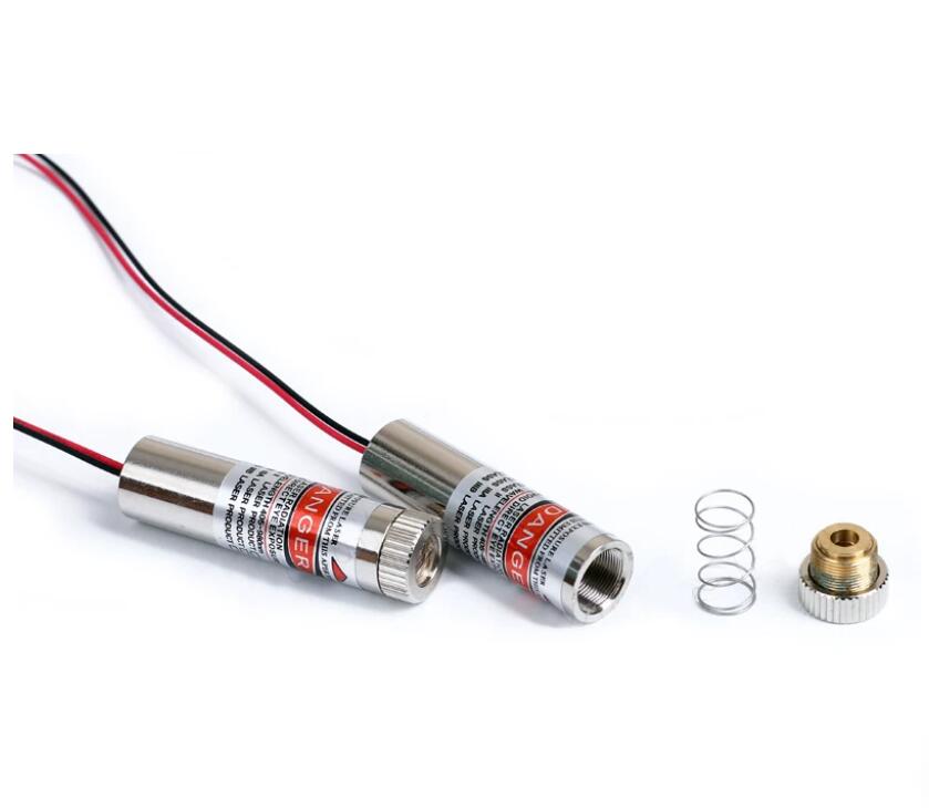 Industrial Laser Module - Instelbare focus 520nm 130MW Groene punt/lijn/kruis