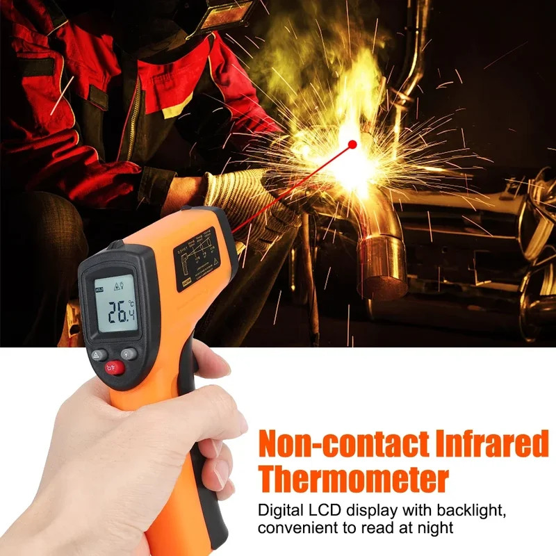Industrial Laser Temperature Sensor - -50~380 ° C Industriële infrarood pyrometer