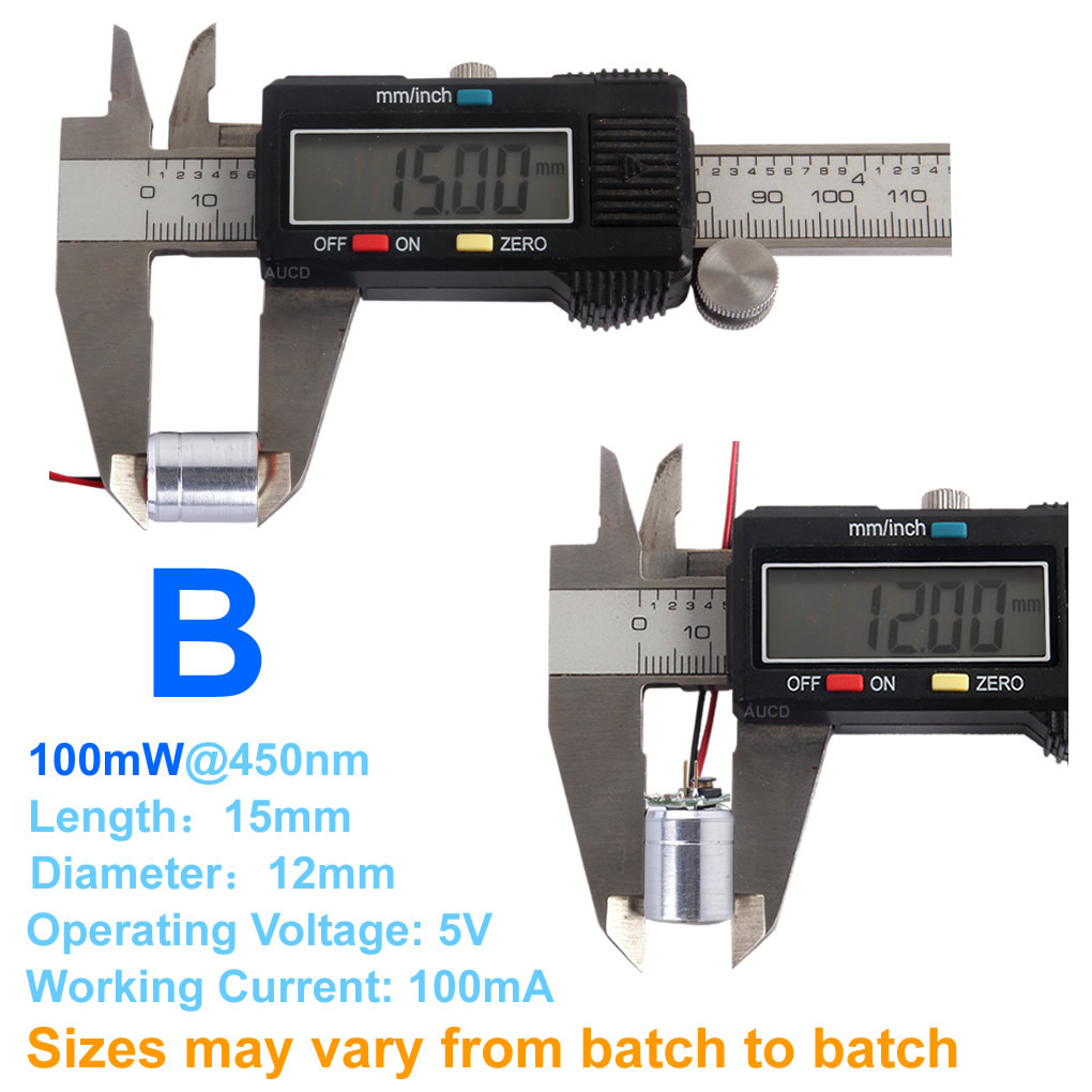 Φ12x15mm DC 5V Rood-100mW Groe - Industrial Laser Module recensie en prijs