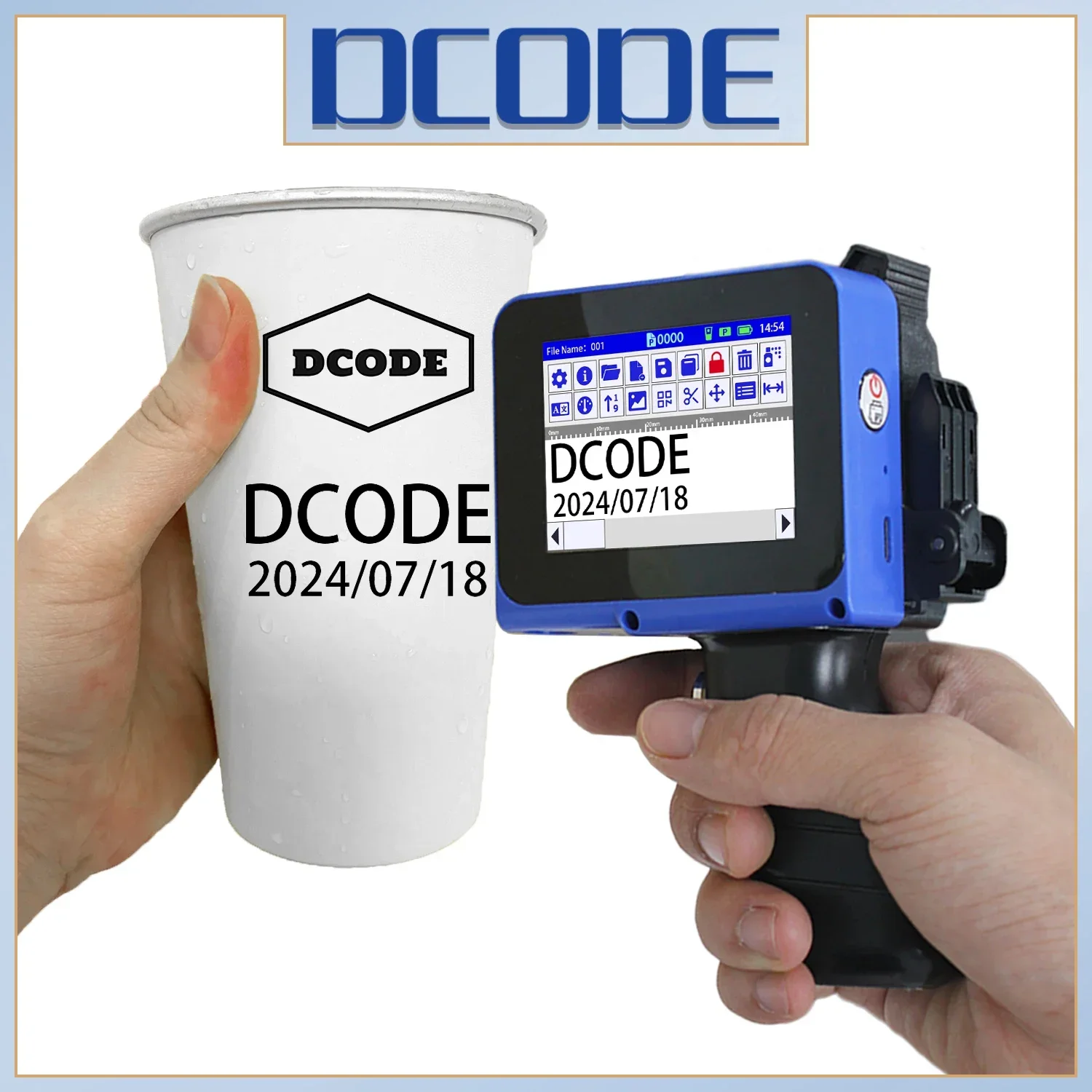 DCODE DC12 draagbare mini-spli - Industrial Laser Printing Machine recensie en prijs