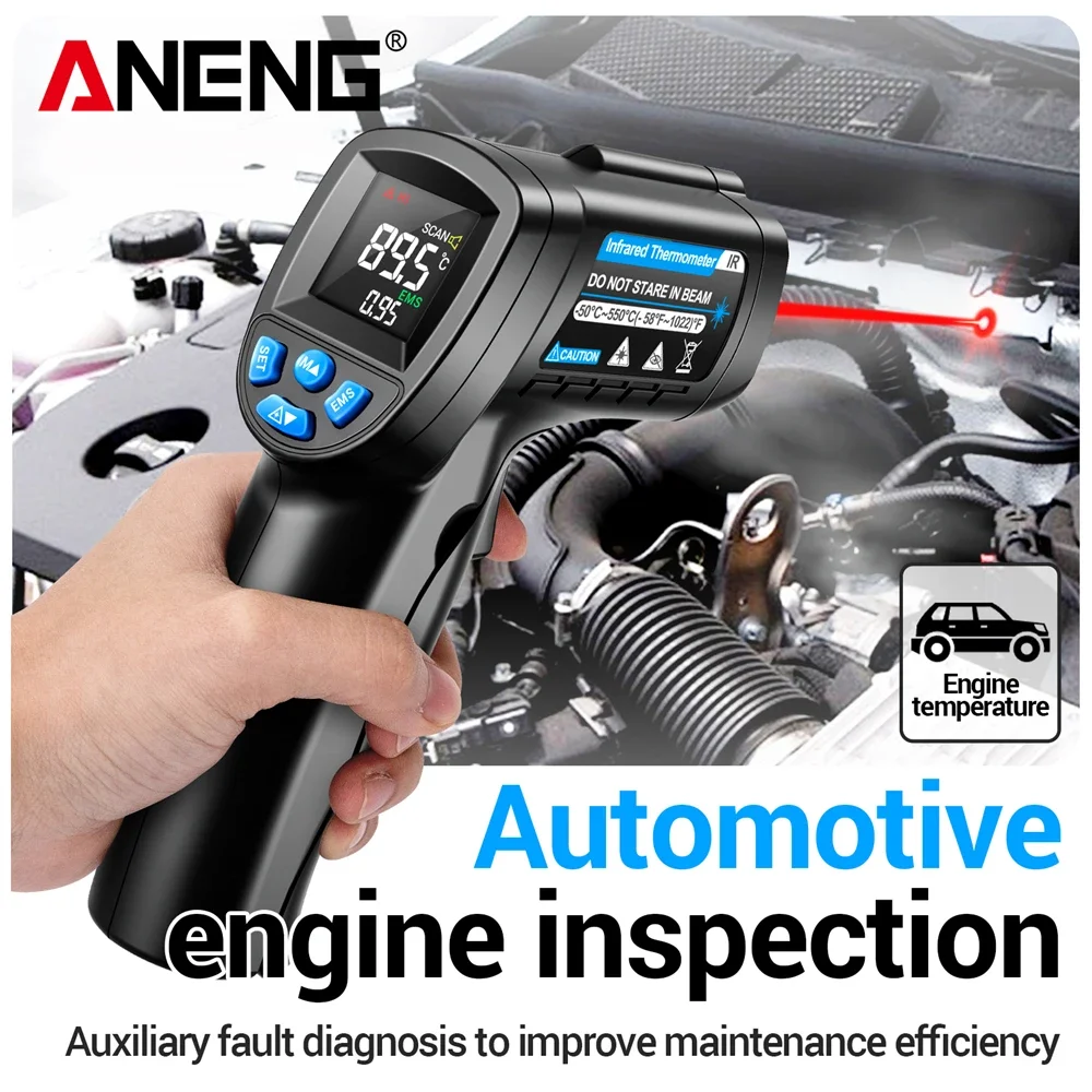 ANENG TH104 draagbare infraroo - Industrial Laser Temperature Sensor recensie en prijs