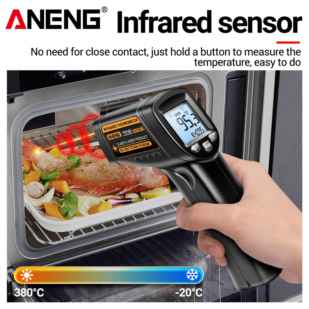Infrarood laser-temperatuurmet - Industrial Laser Temperature Sensor recensie en prijs