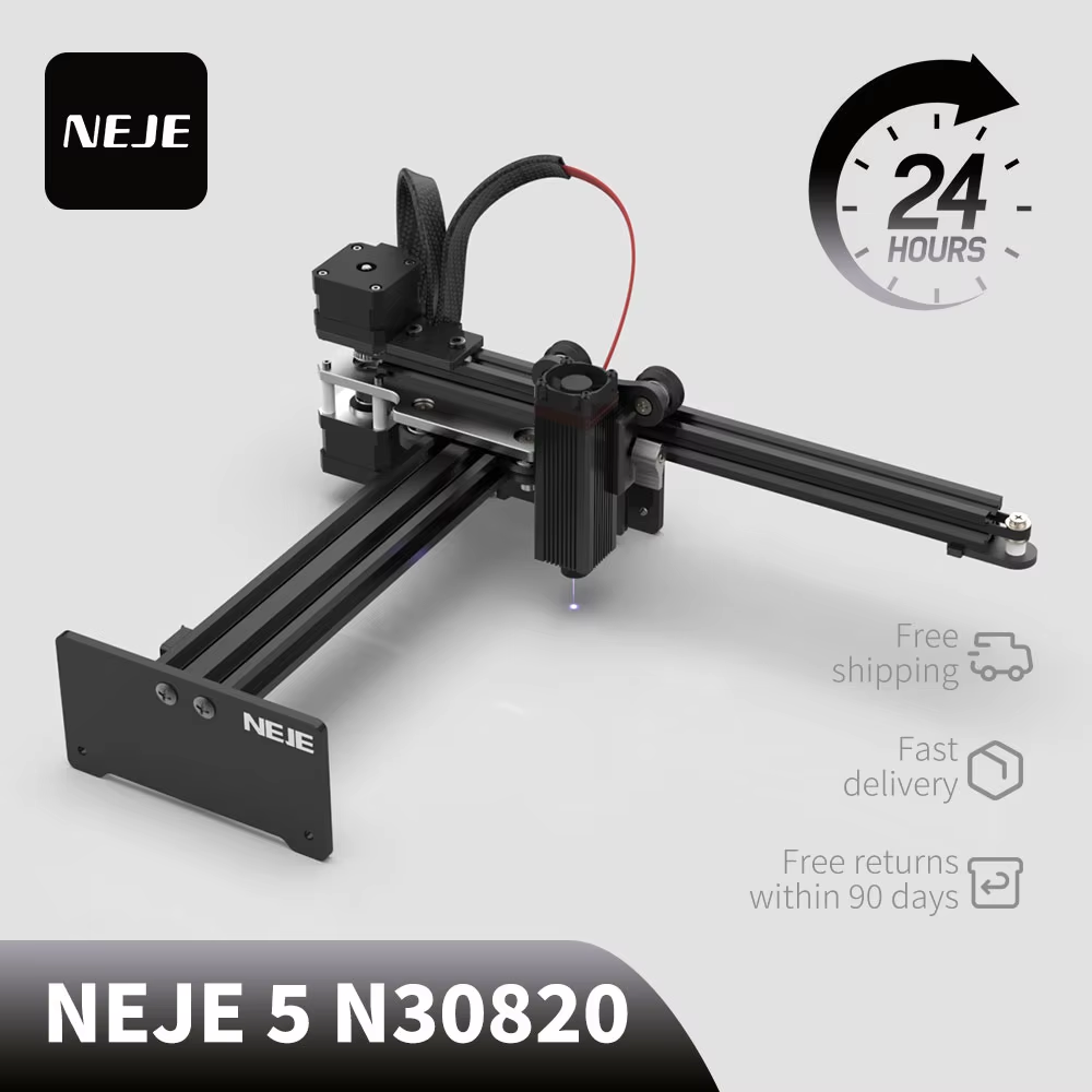 NEJE 5 N30820 40W Mini CNC Las - Industrial Laser Printing Machine recensie en prijs