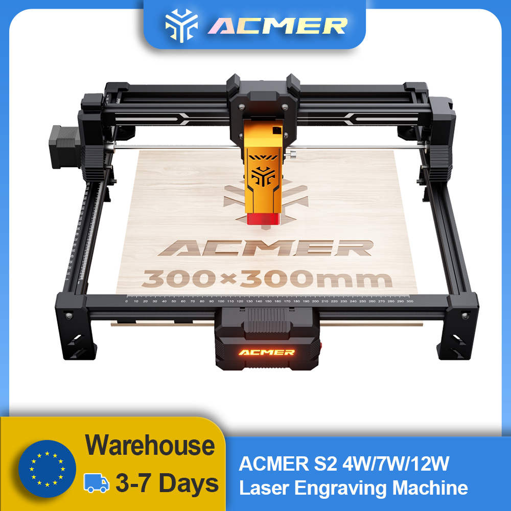 ACMER S2 12W Lasergraveer- en  - Industrial Laser Printing Machine recensie en prijs