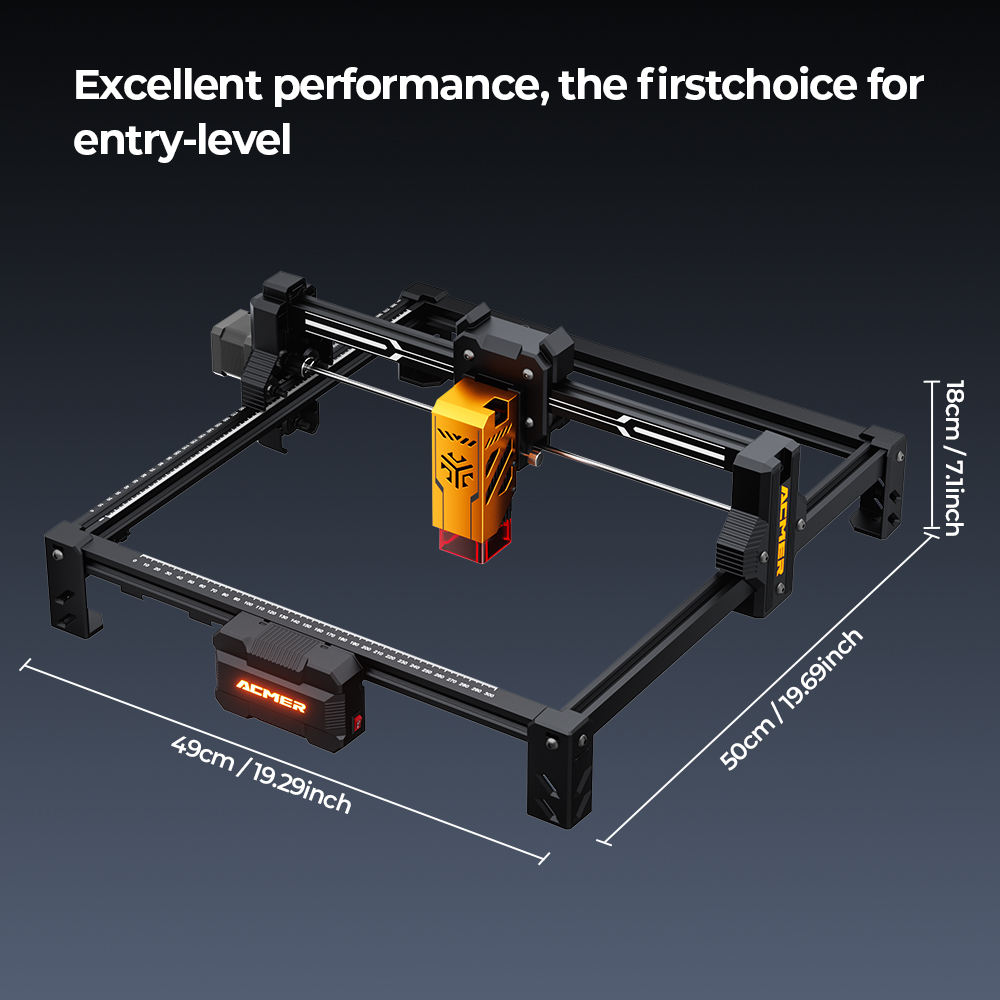 ACMER S2 12W Lasergraveer- en  - Industrial Laser Printing Machine recensie en prijs