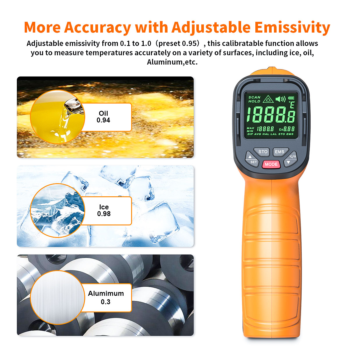 DT1000 DT1600 Infraroodthermom - Industrial Laser Temperature Sensor recensie en prijs