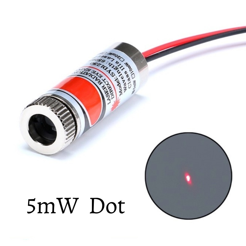 650 nm 5 mW rood punt / lijn / - Industrial Laser Module recensie en prijs