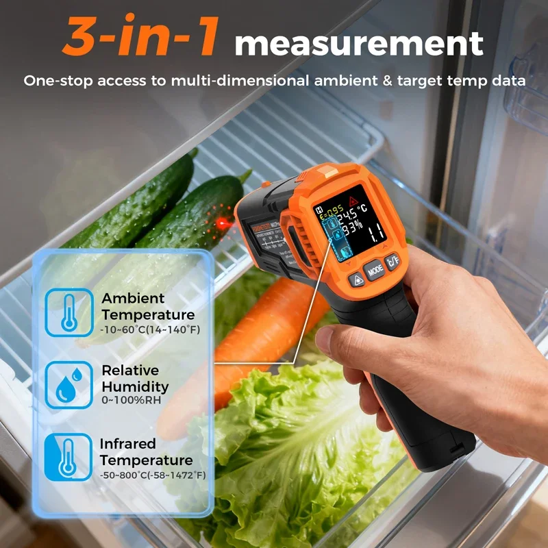 -50~380C Infraroodthermometer  - Industrial Laser Temperature Sensor recensie en prijs